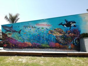 graffiti rocodromo fondo marino